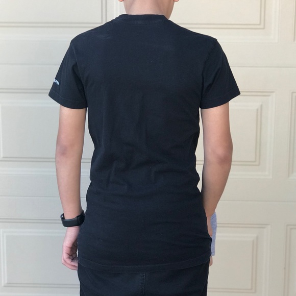 Men’s Skinny Fit Print Shirt - Picture 3 of 3